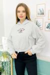 159287 Kapsonlu Sardonlu Sweatshirt